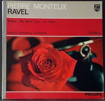 Pierre Monteux, London Symphony Orchestra & Maurice Ravel (1875-1937) - Bolero-Ma Mere L'oye-La Valse (LP)