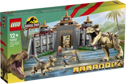Angriff des T-Rex und Raptors - aufs Besucherzentrum, Lego
