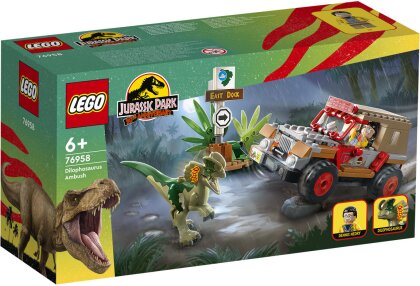 Hinterhalt des Dilophosaurus - Lego Jurassic World, 211 Teile,