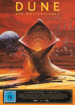 Dune - Der Wüstenplanet (1984) (Extended TV-Version, Spicediver-Cut, Ultimate Edition, 4K Ultra HD + 5 Blu-rays + CD)