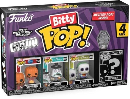 Funko Bitty Pop!: - The Nightmare Before Christmas- Pumpkin Jack 4Pk