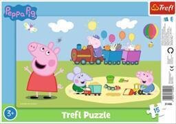 Rahmen-Puzzle 15 Teile - Peppa Pig