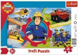 Rahmen-Puzzle 15 Teile - Feuerwehrmann Sam