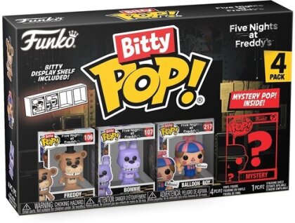 Bitty Pop Five Nights At Freddys - Bitty Pop Five Nights At Freddys Freddy 4 Pack
