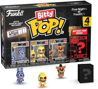 Bitty Pop Five Nights At Freddys - Bitty Pop Fnaf Nightmare Bonnie 4 Pack