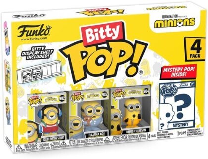 Funko Bitty Pop!: - Minions- Roller Skating Stuart 4Pk