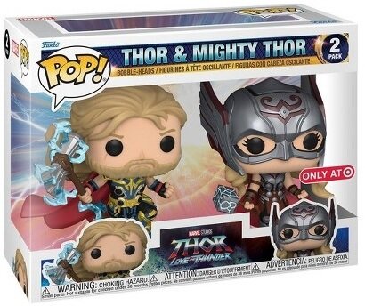 Funko Pop! Marvel: - Thor - Love And Thunder - Thor & Mighty Thor (Lata
