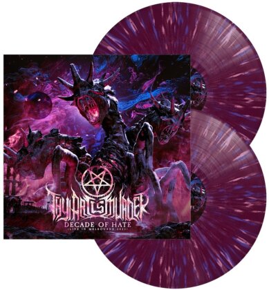 Thy Art Is Murder - Decade Of Hate (Limited Edition, Purple-Blue Pink Splatter Vinyl, 2 LPs)