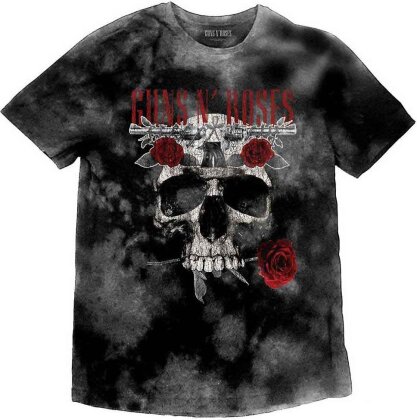 Guns N' Roses Kids T-Shirt - Flower Skull (Wash Collection)