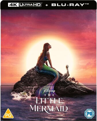 The Little Mermaid (2023) (Limited Edition, Steelbook, 4K Ultra HD + Blu-ray)