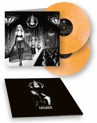 Lacrimosa - Fassade (2023 Reissue, Atomic Fire Records, Gatefold, YellowTtransparent Red Marbled Vinyl, 2 LPs)