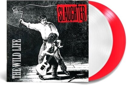 Slaughter - Wild Life (Gatefold, 2023 Reissue, Kiss My Wax Records, White/Red Vinyl, 2 LPs)