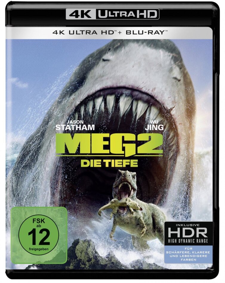 Meg 2 - Die Tiefe (2023) (4K Ultra HD + Blu-ray)