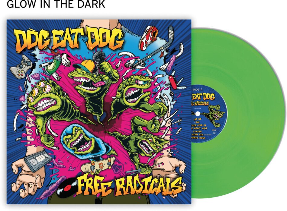 Dog Eat Dog - Free Radicals (Limited Edition, Green Glow In The Dark Vinyl, LP)