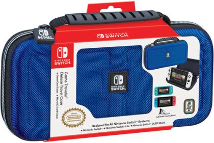 Switch Game Traveler Blue Deluxe Travel Case