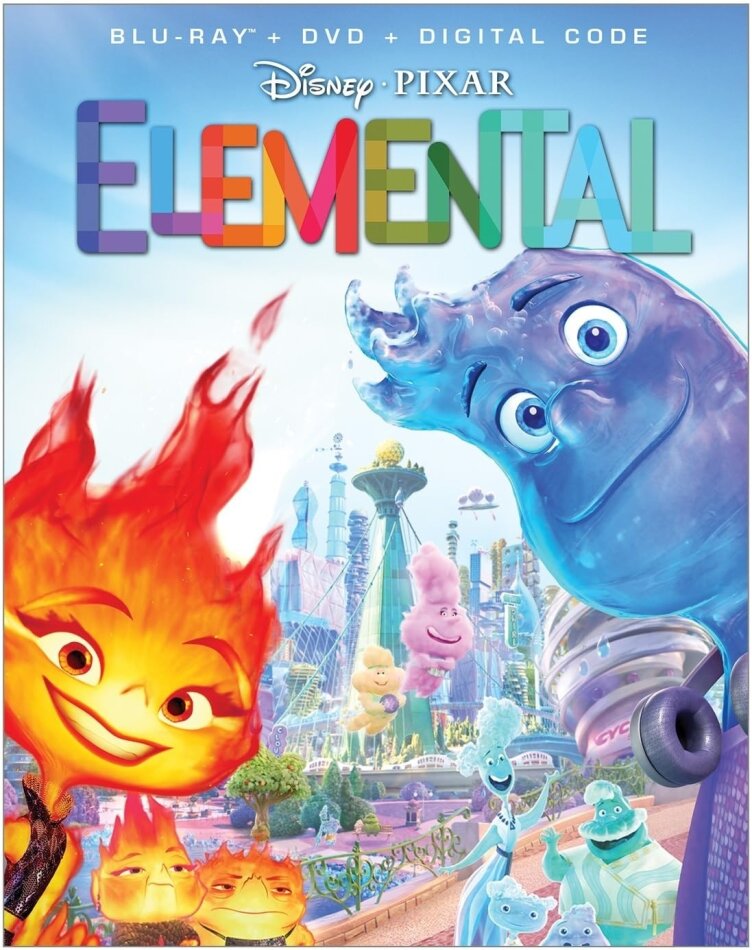 Elemental (2023) (Blu-ray + DVD)