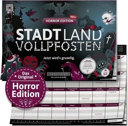 Denkriesen - Stadt Land Vollpfosten® Horror Edition - "Jetzt wird's gruselig." (Spiel)