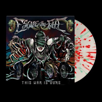 Escape The Fate - This War Is Ours (2023 Reissue, Epitaph, White With Green Splatter Vinyl, LP)