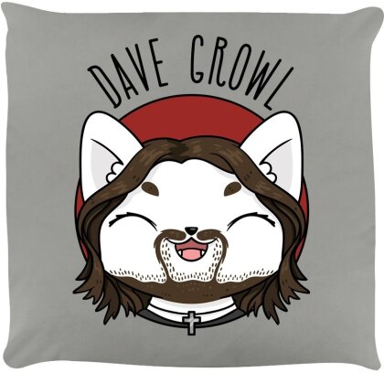 Vipets Dave Growl - Pale Grey Cushion