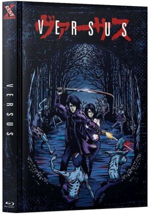 Versus (2000) (Cover B, Kinoversion, Limited Edition, Langfassung, Mediabook, Uncut, 2 Blu-rays)