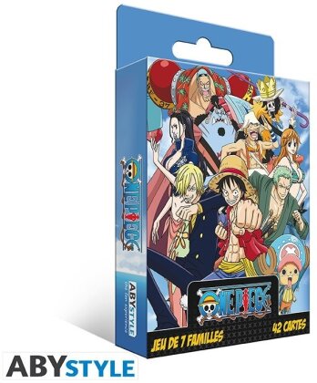 Jeux de cartes - 7 familles - One Piece - 6 cm