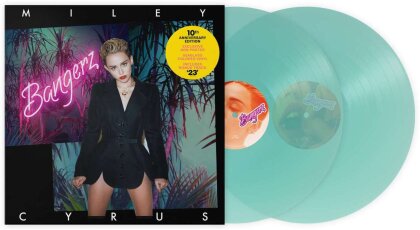 Miley Cyrus - Bangerz (2023 Reissue, Gatefold, Poster, 10th Anniversary Edition, Sea Glass Colored Vinyl, 2 LPs)