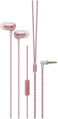 Bioxar - L100 - Écouteurs intra-auriculaires stéréo Rose pour mobile