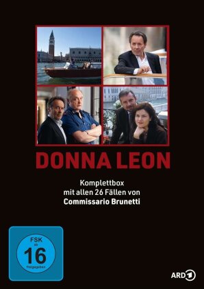 Donna Leon: Commissario Brunetti - Komplettbox (13 DVDs)
