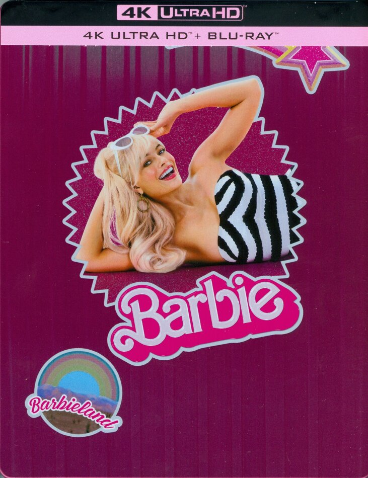Barbie (2023) (Édition Limitée, Steelbook, 4K Ultra HD + Blu-ray)