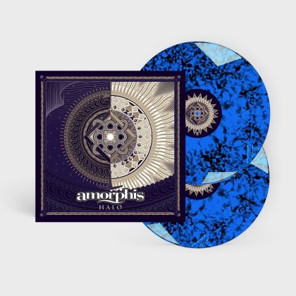 Amorphis - Halo (2023 Reissue, Atomic Fire Records, Gold & Blackdust Splatter Vinyl, 2 LPs)