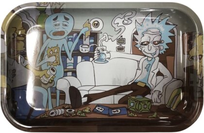 Rolling Tray M Rick and Morty Simpsons 175 x 275mm