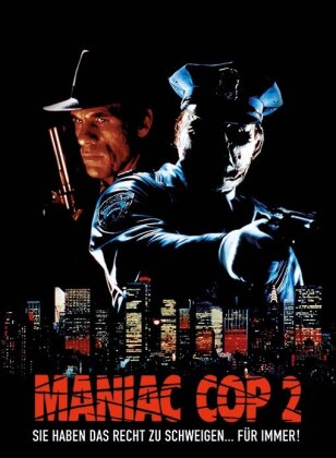 Maniac Cop 2 (1990) (Cover A, Limited Edition, Mediabook, 4K Ultra HD + Blu-ray + DVD)