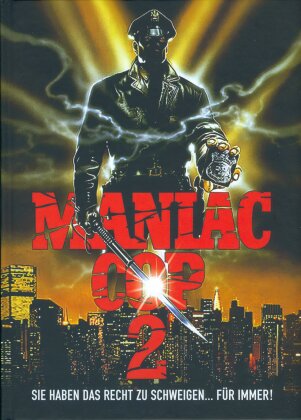 Maniac Cop 2 (1990) (Cover D, Limited Collector's Edition, Mediabook, 4K Ultra HD + Blu-ray + DVD)