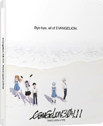 Evangelion 3.0 + 1.11 - Thrice Upon A Time (2021) (Édition Limitée, Steelbook, Blu-ray + DVD)
