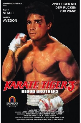 Karate Tiger 3 - Blood Brothers (1990) (Grosse Hartbox, Cover B, Edizione Limitata, Blu-ray + DVD)