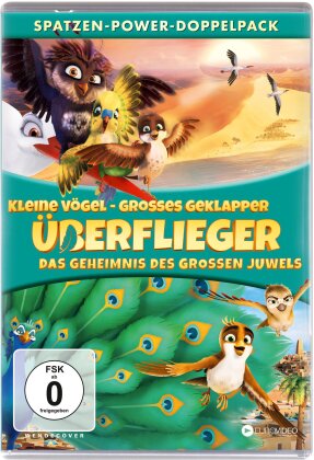 Überflieger: Spatzen-Power-Doppelpack - Kleine Vögel, grosses Geklapper / Das Geheimnis des grossen Juwels (2 DVDs)