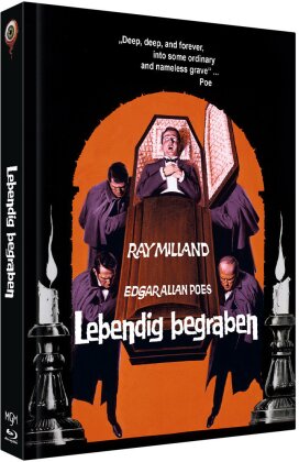 Lebendig begraben (1962) (Cover B, Limited Collector's Edition, Mediabook, Blu-ray + DVD)