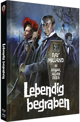 Lebendig begraben (1962) (Cover C, Limited Collector's Edition, Mediabook, Blu-ray + DVD)