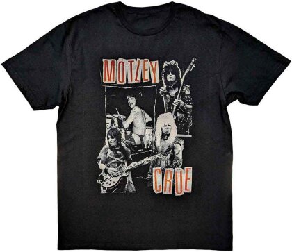 Motley Crue Unisex T-Shirt - Vintage Punk Collage