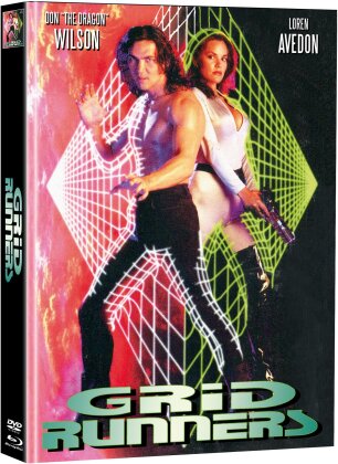 Grid Runners (1995) (Cover B, Édition Limitée, Mediabook, Blu-ray + DVD)
