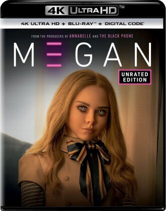 M3GAN (2022) (Cinema Version, Unrated, 4K Ultra HD + Blu-ray)
