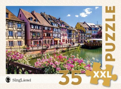 Das SingLiesel-Puzzle für Menschen mit Demenz - Colmar Altstadt