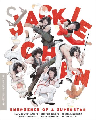 Jackie Chan: Emergence of a Superstar - Half a Loaf of Kung Fu / Spiritual Kung Fu / The Fearless Hyena / Fearless Hyena II / The Young Master / My Lucky Stars (Criterion Collection, 4 Blu-rays)