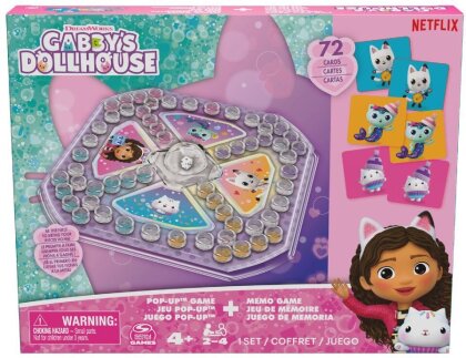 Gabby's Dollhouse PopUp & Memo Game