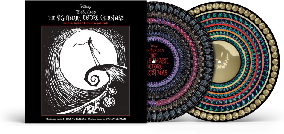 Danny Elfman - Nightmare Before Christmas - OST (2023 Reissue, Walt Disney Records, Picture Disc, 2 LP)