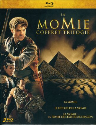 La Momie 1-3: Coffret Trilogie - La Momie (1999) / Le retour de la momie (2001) / La tombe de l'Empereur Dragon (2008) (3 Blu-ray)
