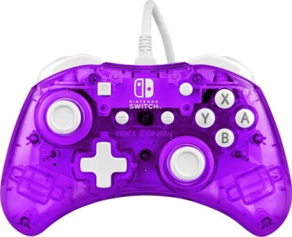 PDP - Manette filaire Rock Candy Violet pour Nintendo Switch et Switch OLED