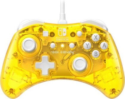 PDP - Manette filaire Rock Candy Jaune pour Nintendo Switch et Switch OLED