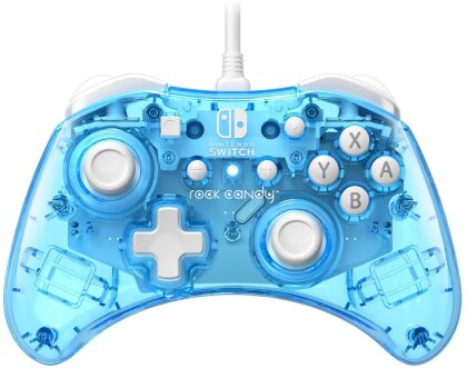 PDP - Manette filaire Rock Candy Bleu pour Nintendo Switch et Switch OLED