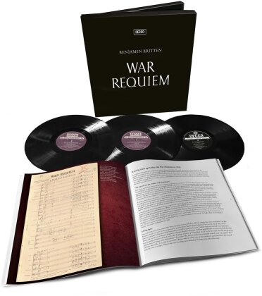 London Symphony Orchestra & Sir Benjamin Britten (1913-1976) - War Requiem (Decca, 3 LPs)